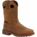 Rocky Big Kids' Legacy 32 Waterproof Western Boot, BROWN, M, Size 6.5 RKW0378Y